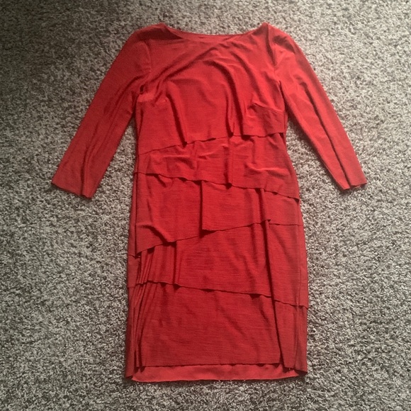 Tahari Arthur S Levine Dresses & Skirts - Tahari Arther S. Levine Career Elegant Red Layered Dress Size 6 Business Office
